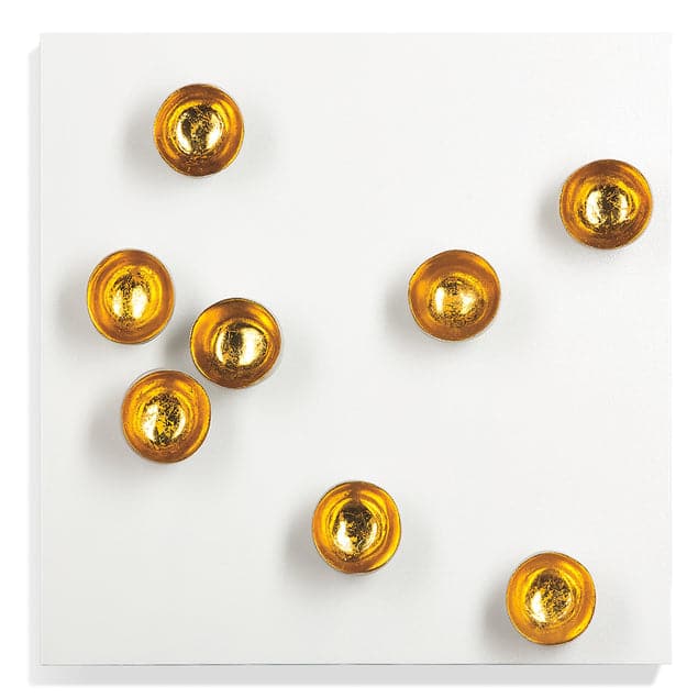 Substrate Wall Play White w/Seed Gold - 3"TH-Gold Leaf Design Group-GOLDL-ART7814-GO-Wall Decor-1-France and Son