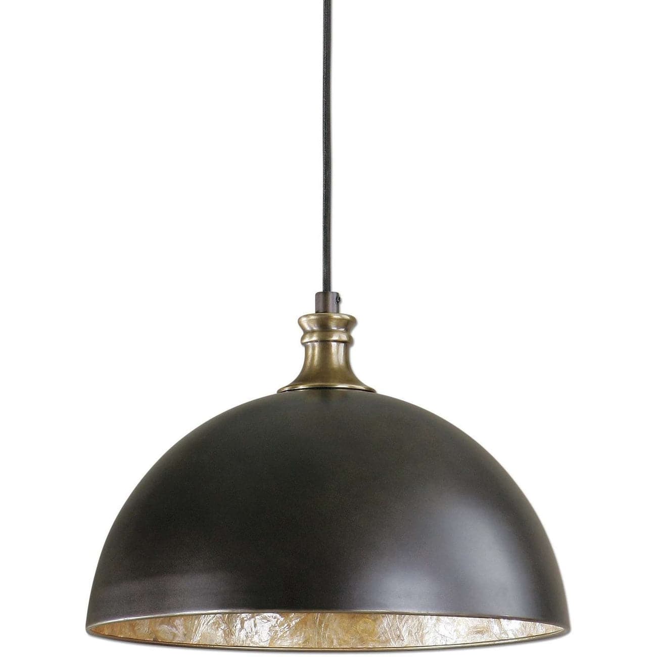 Uttermost Placuna 1 Light Bronze Pendant