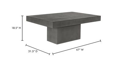 Maxima Outdoor Coffee Table-Moes-MOE-BQ-1007-25-0-Outdoor Coffee Tables-5-France and Son