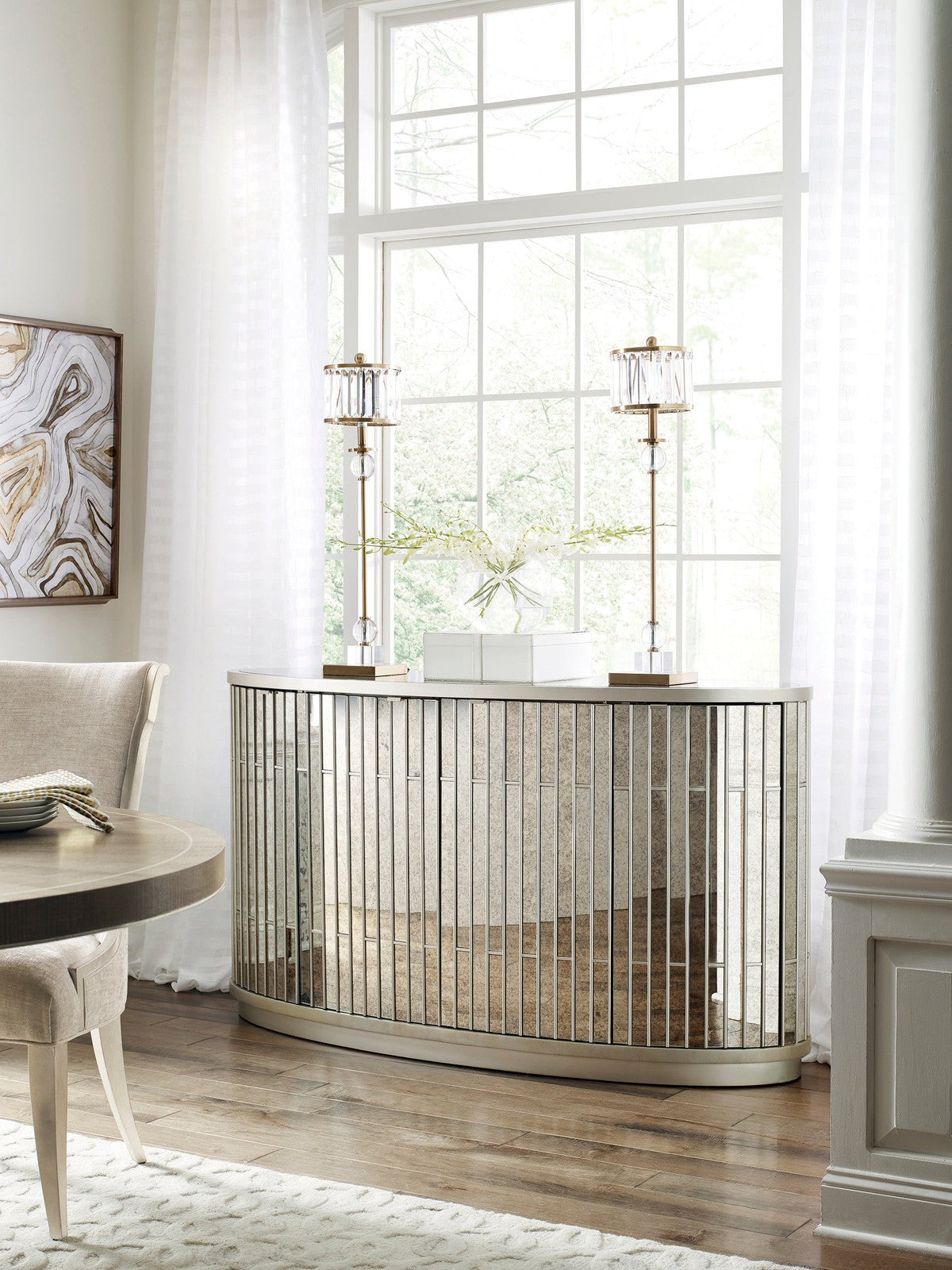 Side Chair  - Silver, Beige