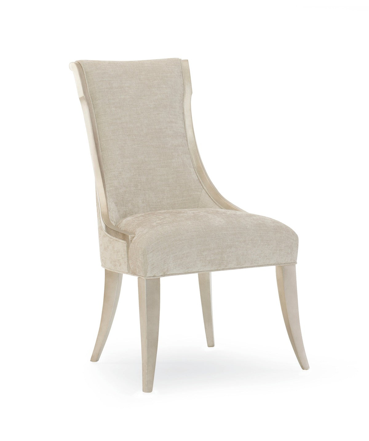 Side Chair  - Silver, Beige