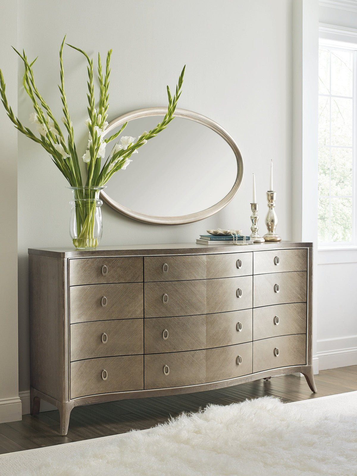 Double Dresser  - Natural, Silver