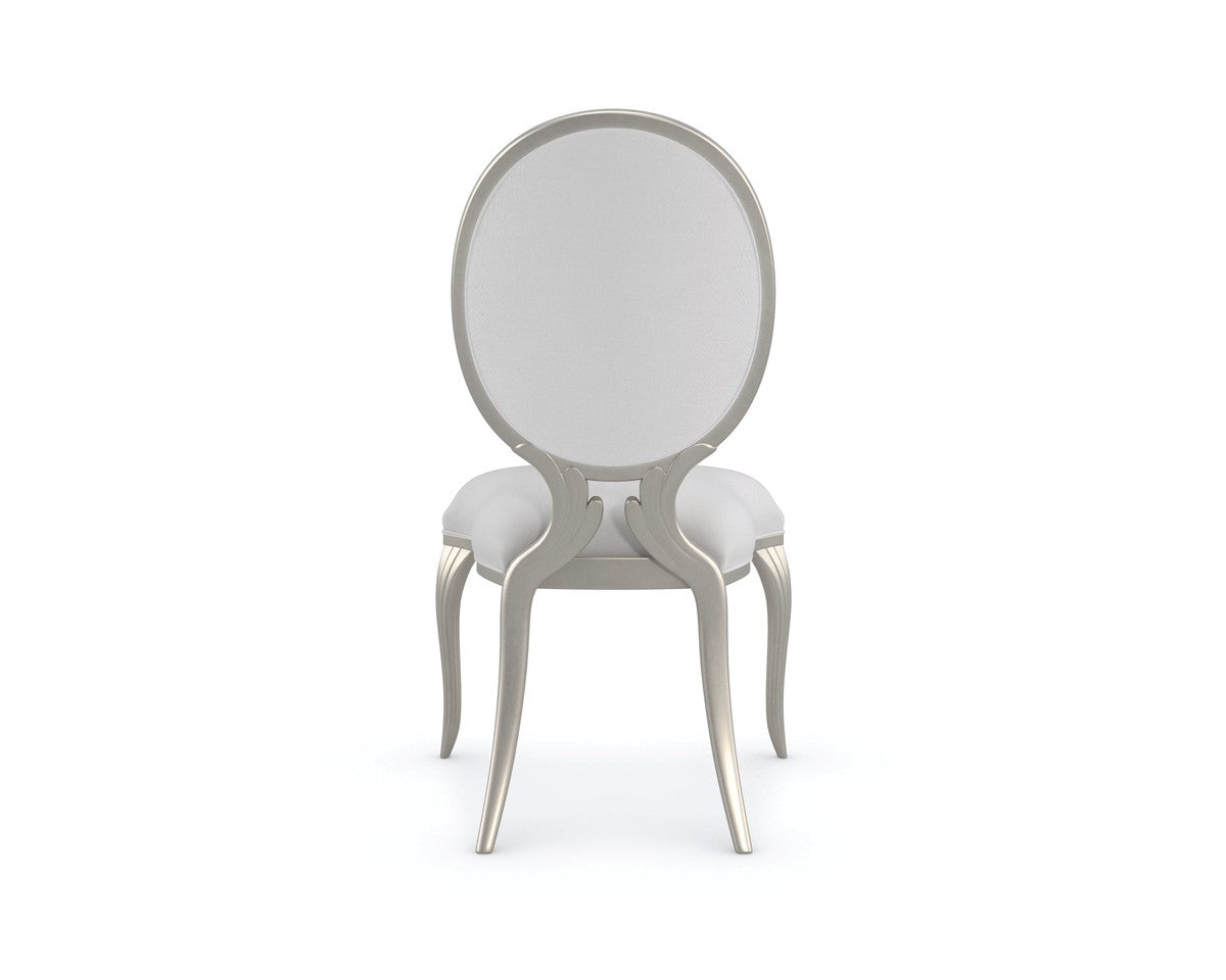 Side Chair  - Gold, Off White