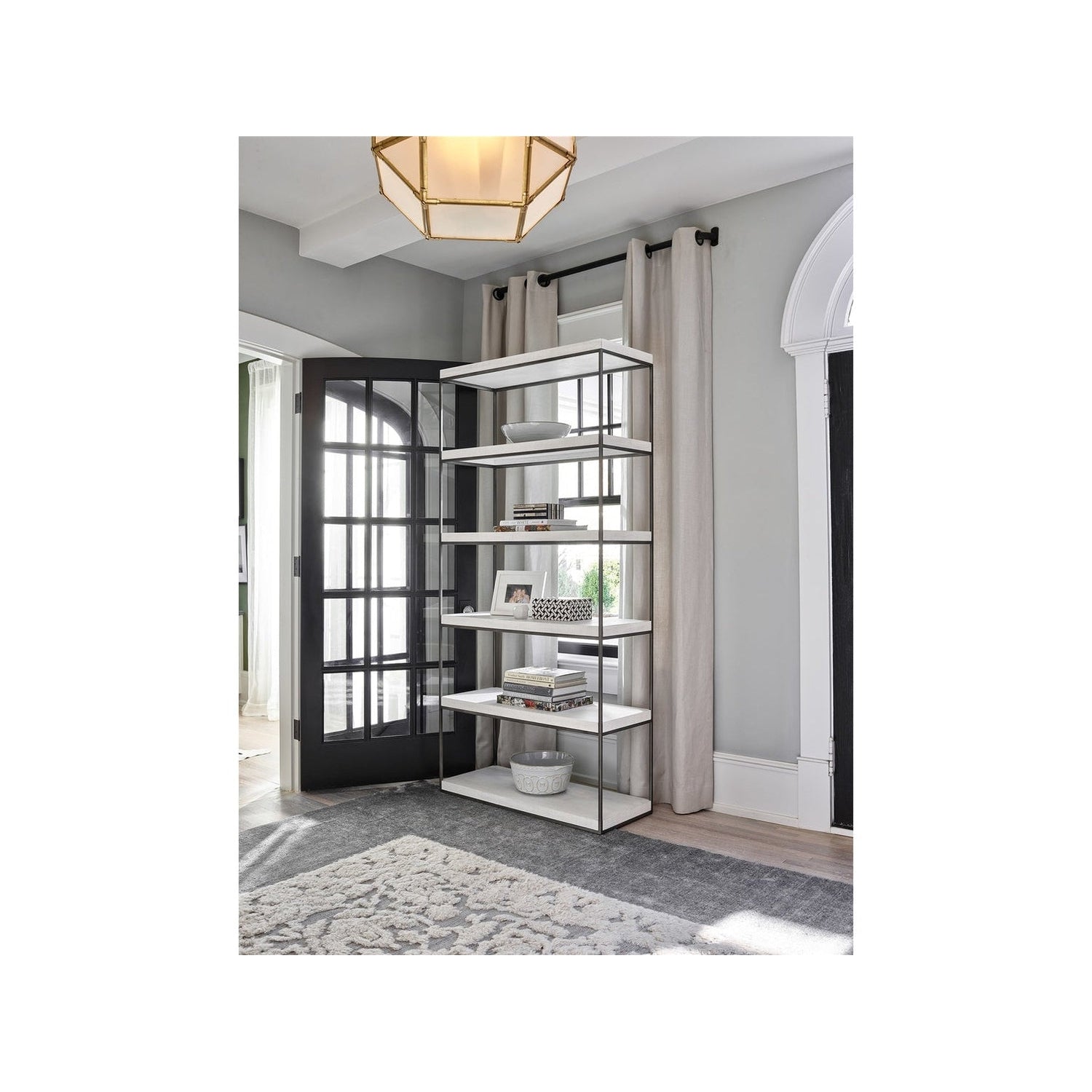 Braxton Etagere-Universal Furniture-UNIV-U011A850-Bookcases & CabinetsWhite-3-France and Son