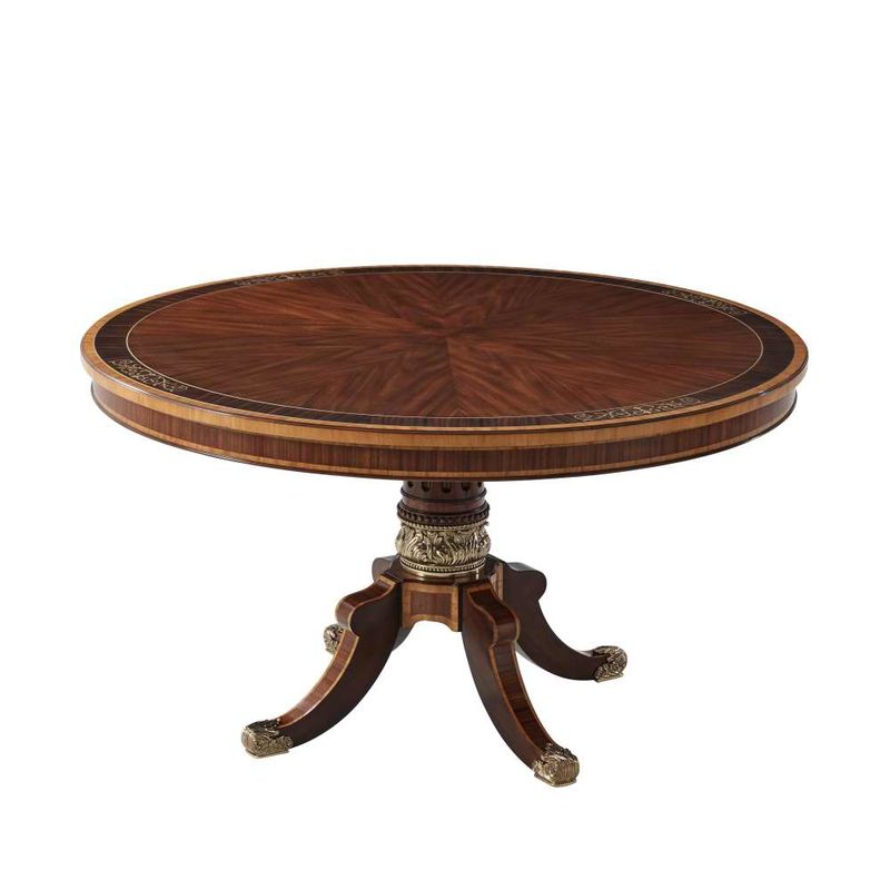Trenton Dining Table-Theodore Alexander-THEO-SC54001-Dining Tables-1-France and Son