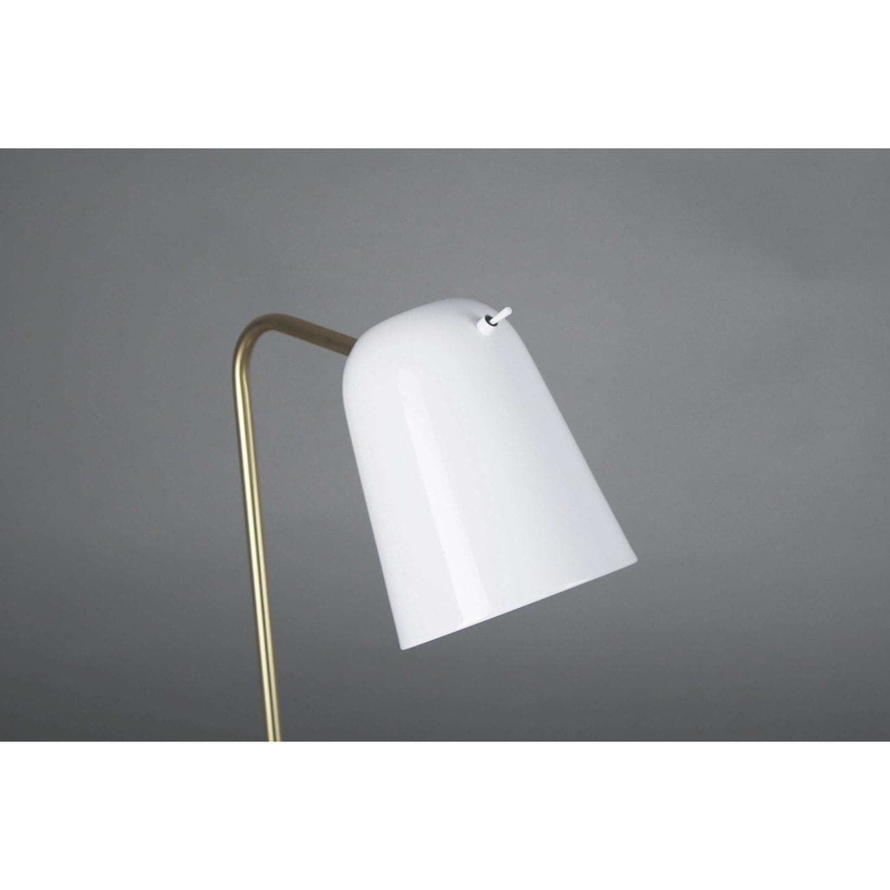 Dobi Table Lamp - White/Brass - SEED-SQ-2181D-WH - seed design