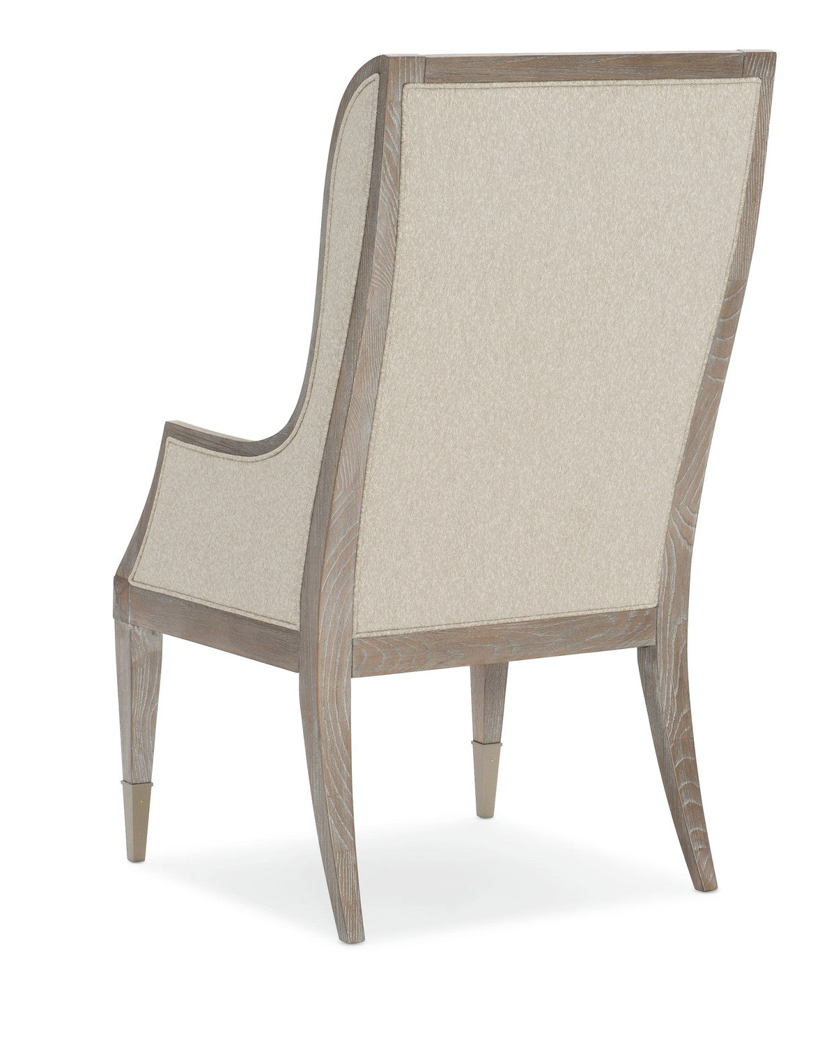 Open Arms Arm Chair  - Brown, Beige