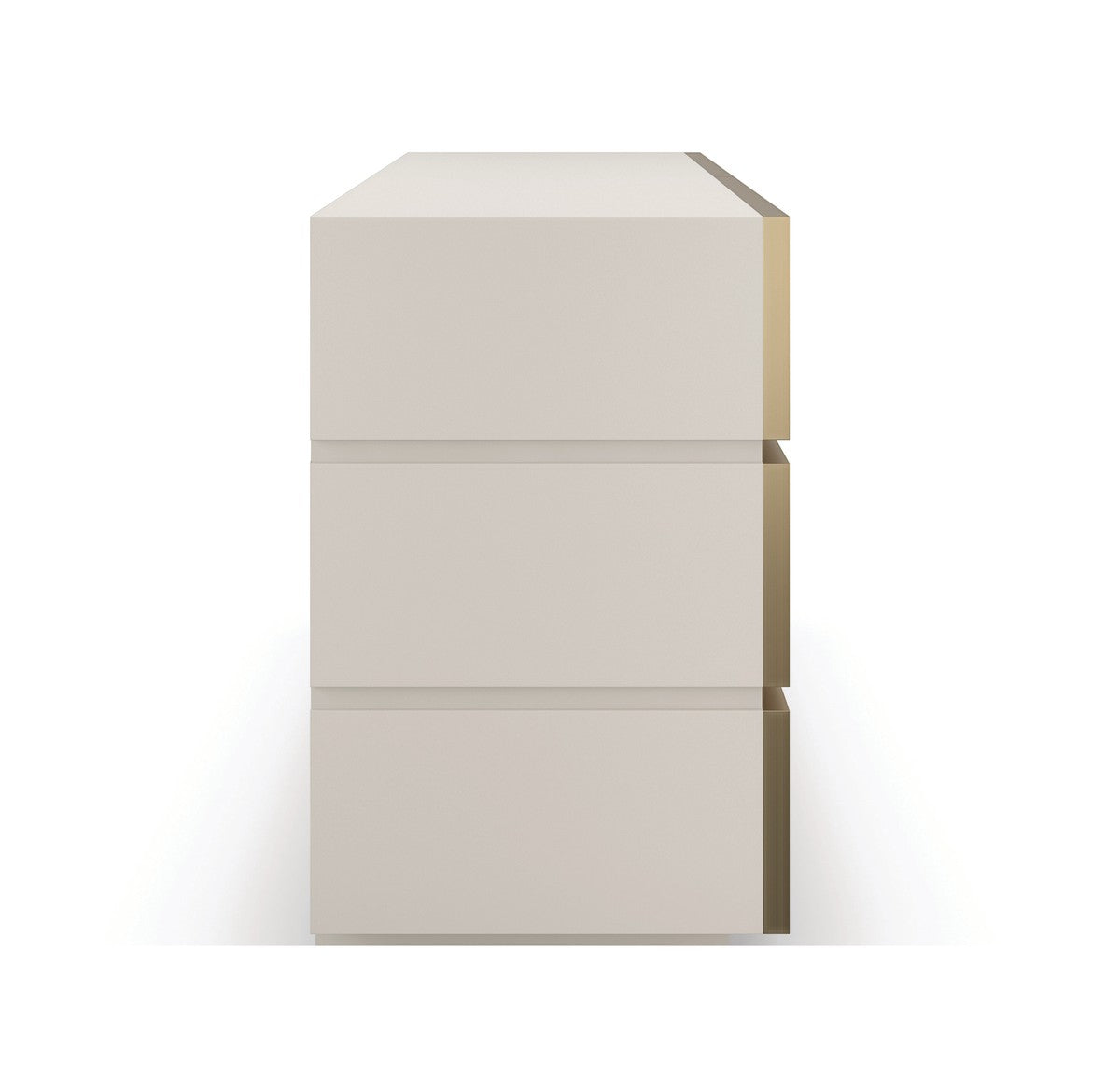 Bedrock Dresser  - Off White, Gold