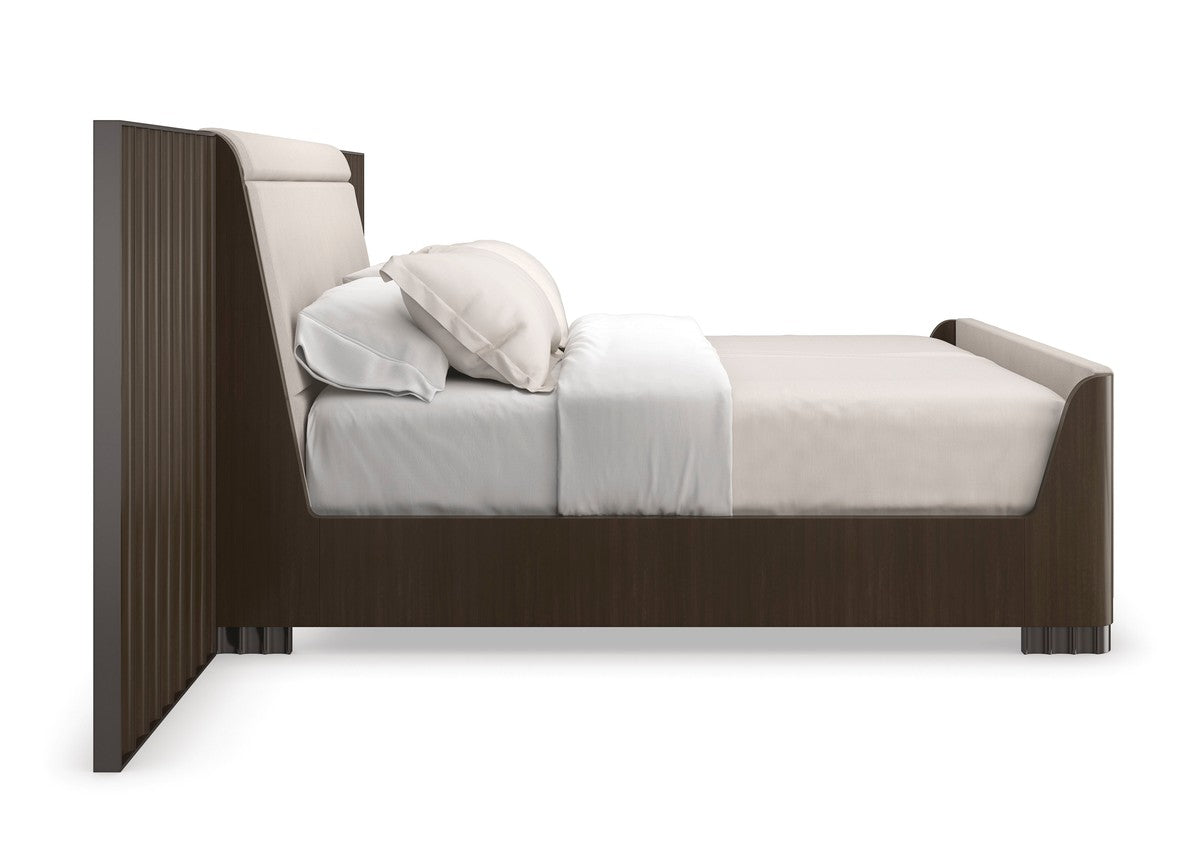 Slow Wave Queen Bed  - Grey, Brown