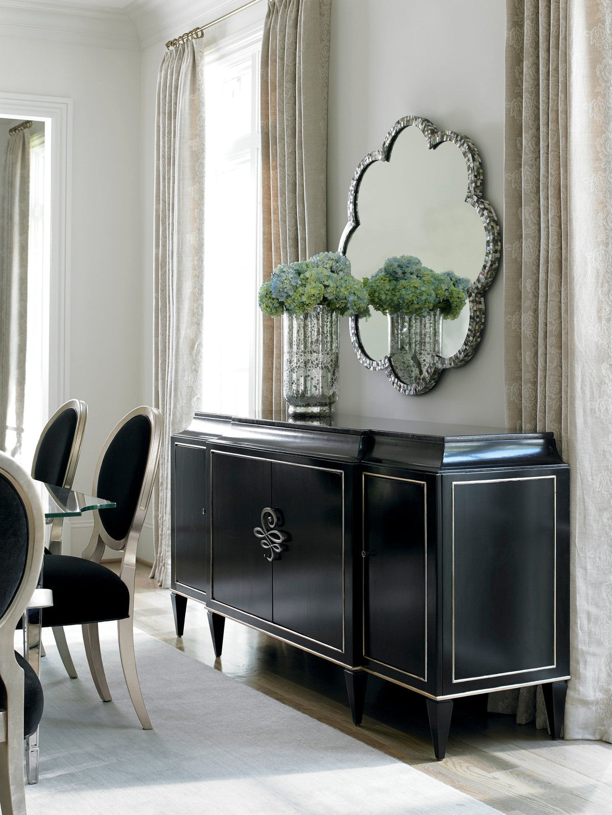 Chit-Chat Side  - Taupe, Silver