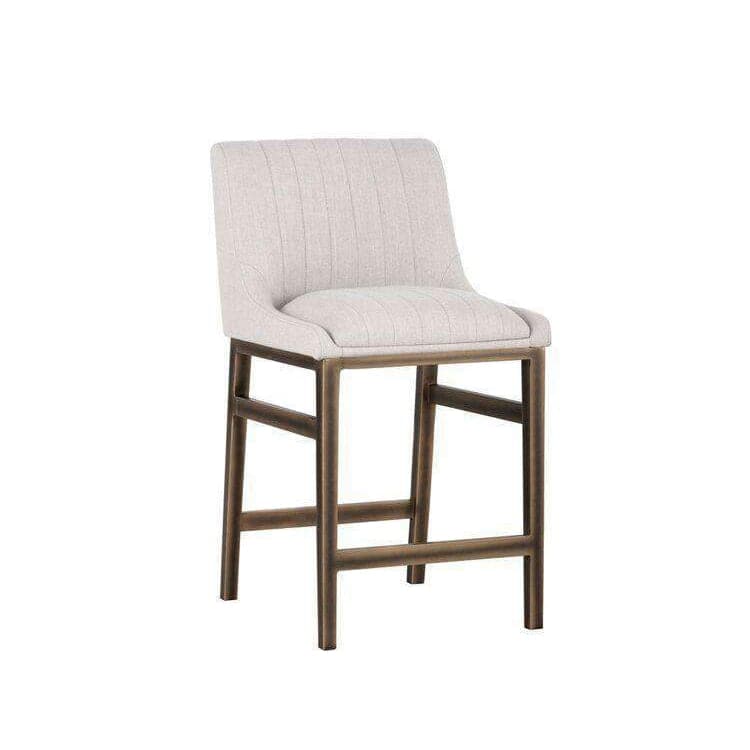 Halden Armless Barstool-Sunpan-SUNPAN-103196-Bar StoolsBiege-22-France and Son