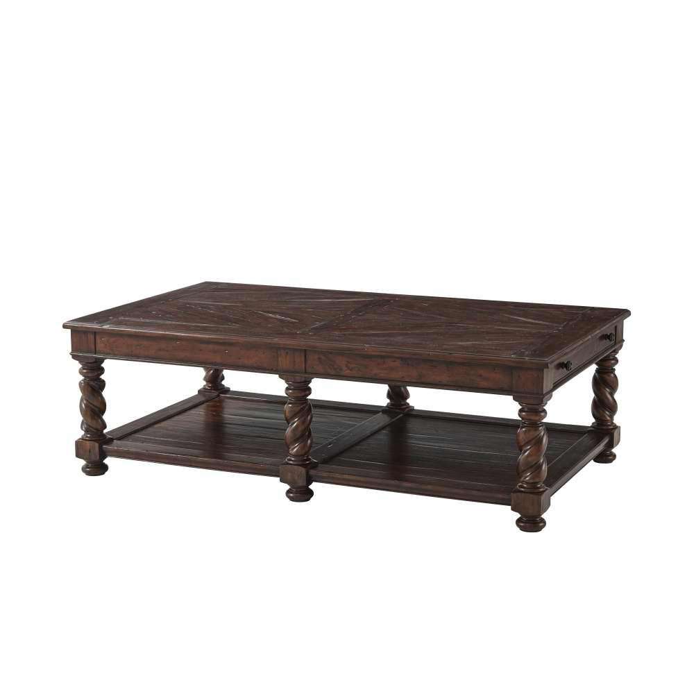 The Great Hall Cocktail Table-Theodore Alexander-THEO-CB51001-Coffee Tables-1-France and Son