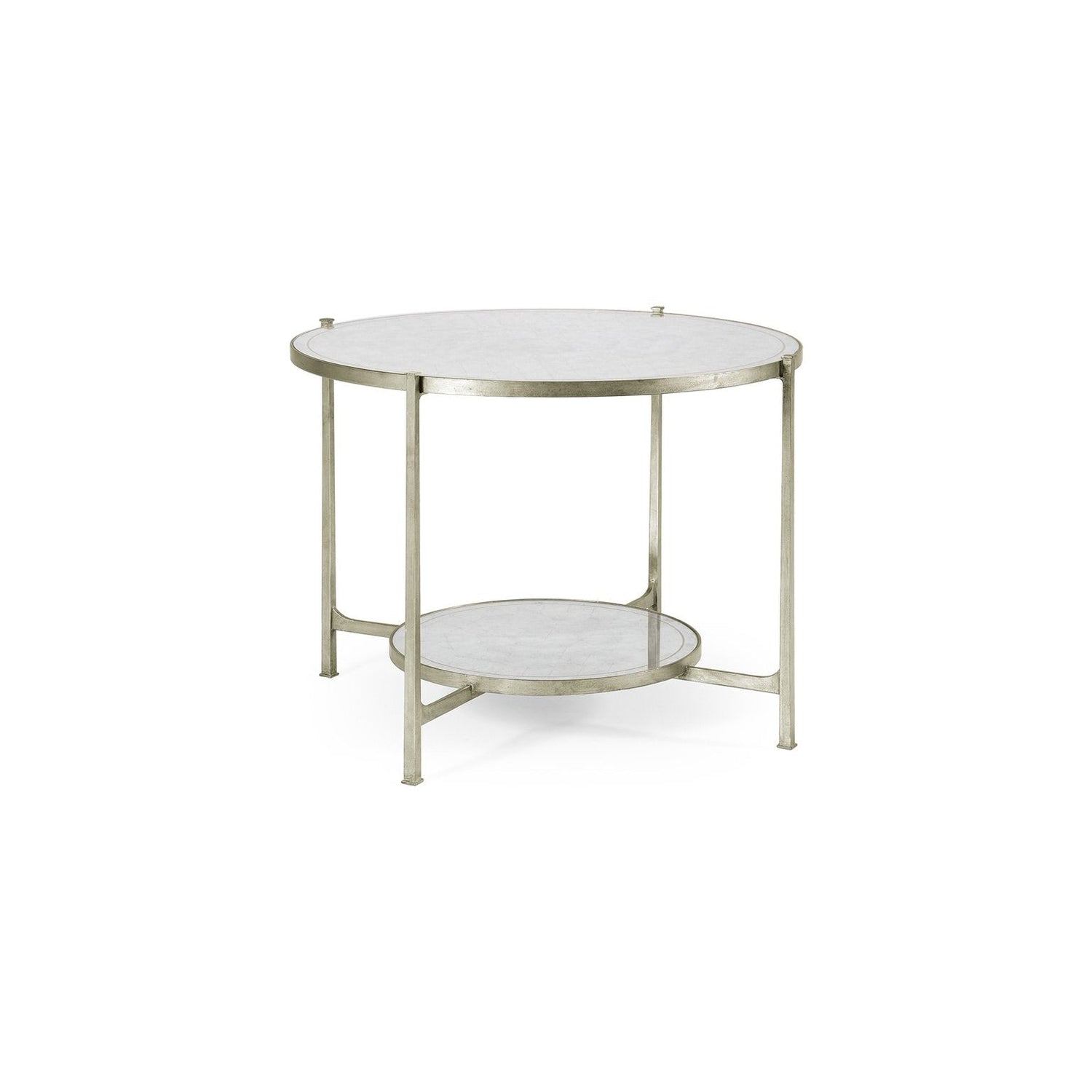 Églomisé Iron Centre Table-Jonathan Charles-JCHARLES-494104-G-Dining TablesGold Leaf-4-France and Son