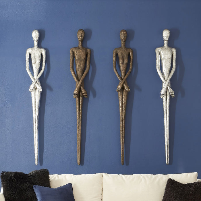Lloyd & Lottie Wall Sculpture-Phillips Collection-PHIL-PH95571-Wall ArtBronze-Lloyd-3-France and Son