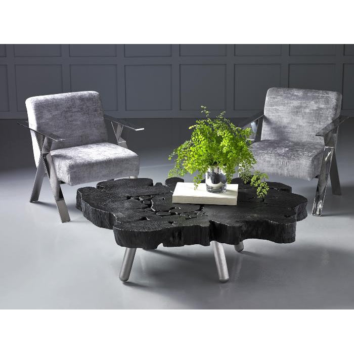 Allure Club Chair - Diva Grey-Phillips Collection-PHIL-PH81456-Lounge Chairs-2-France and Son