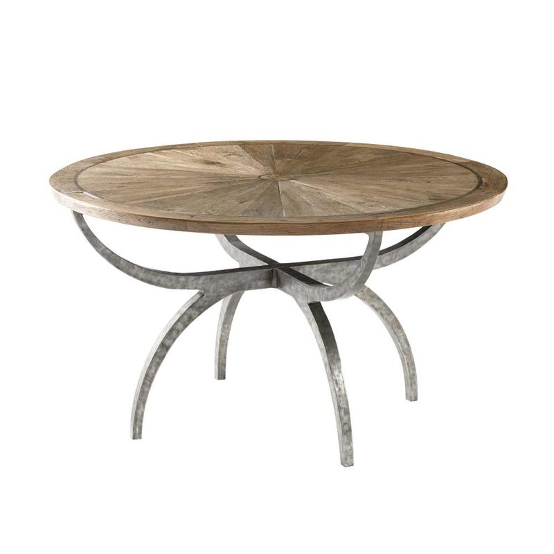 Lagan II Dining Table-Theodore Alexander-THEO-CB54032.C062-Dining TablesEcho Oak-1-France and Son