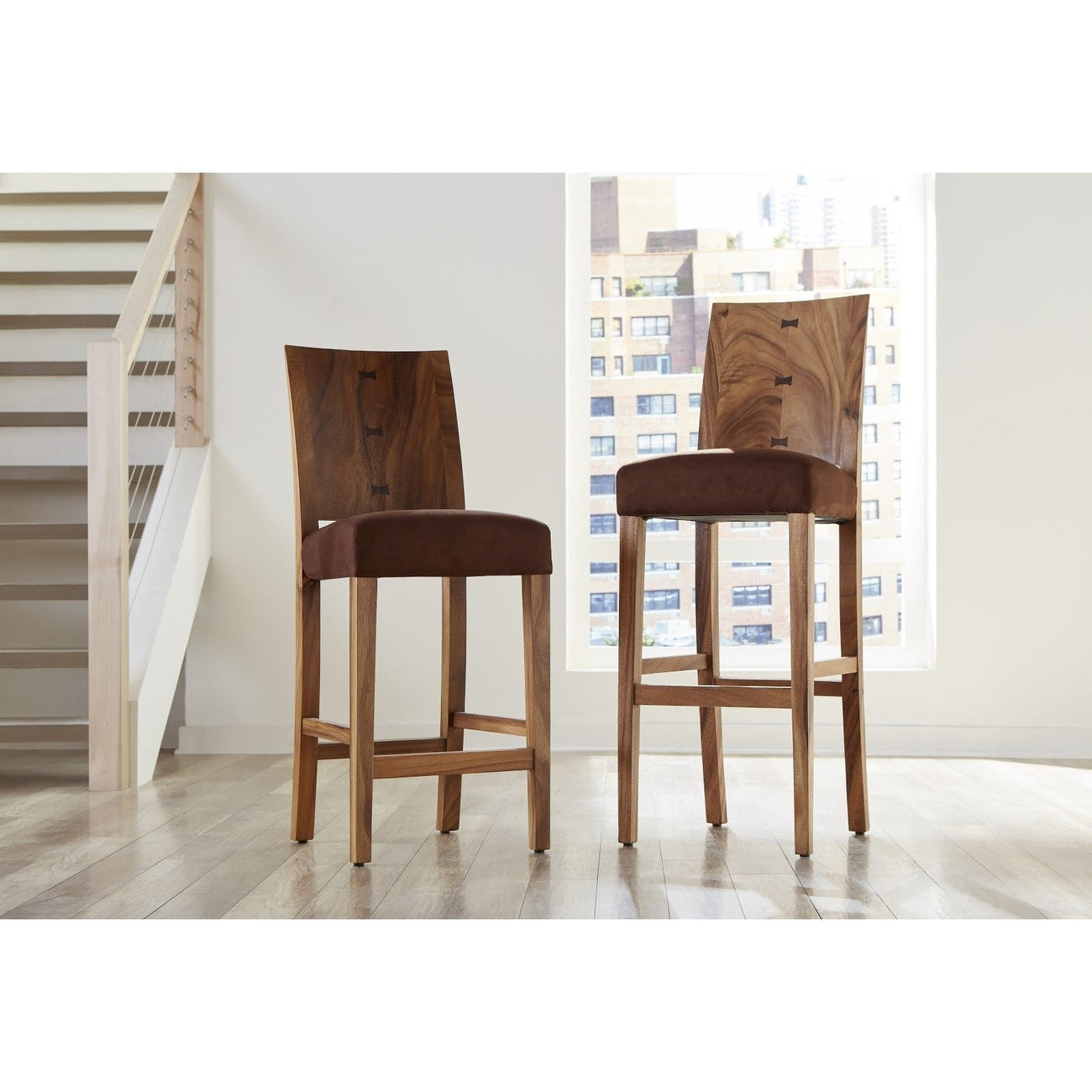 Ophelia Counter Stool-Phillips Collection-PHIL-TH96533-Bar StoolsGrey Stone-3-France and Son