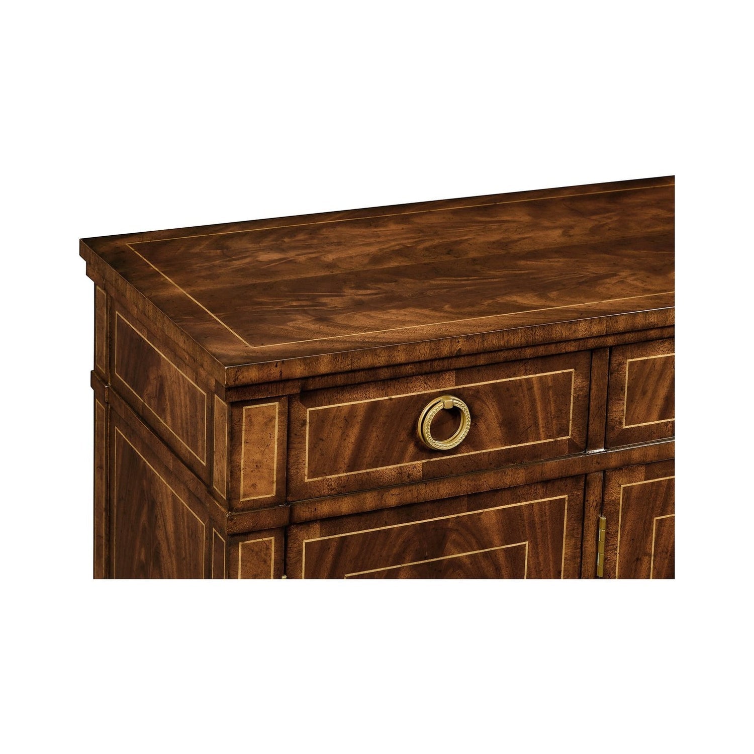 Buckingham Regency Mahogany Sideboard-Jonathan Charles-JCHARLES-494842-MAH-Sideboards & Credenzas-4-France and Son