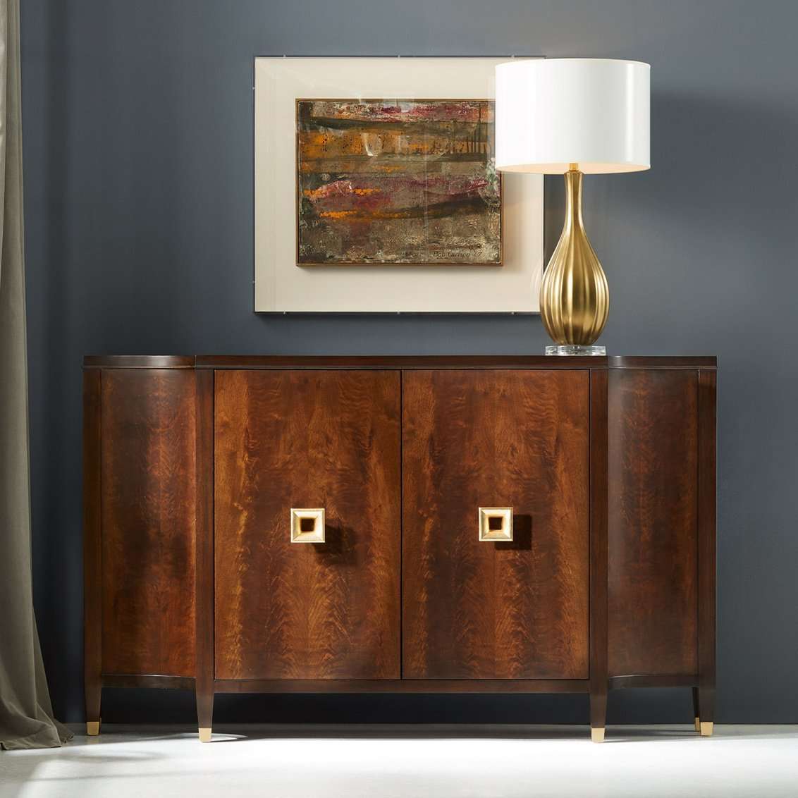 Barcelona Concave Cabinet-Modern History-MODERN-MH835F01-Sideboards & Credenzas-1-France and Son