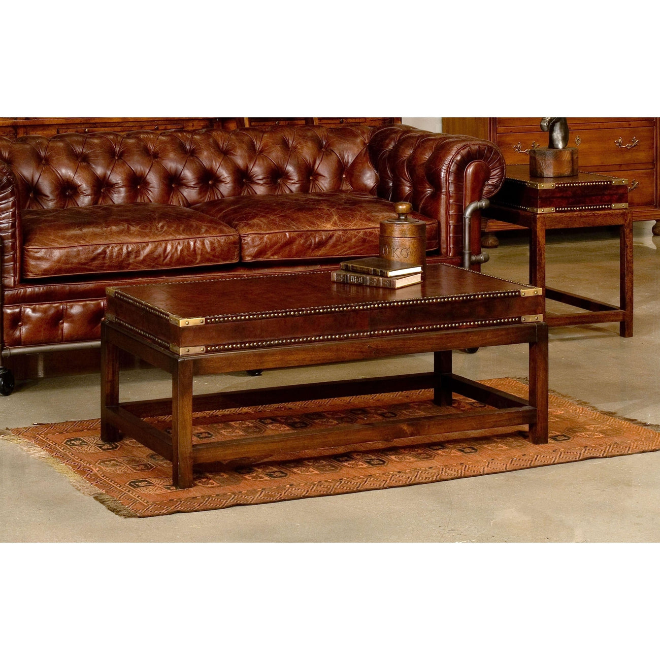 Winchester Coffee Table-SARREID-SARREID-30842-Coffee Tables-3-France and Son