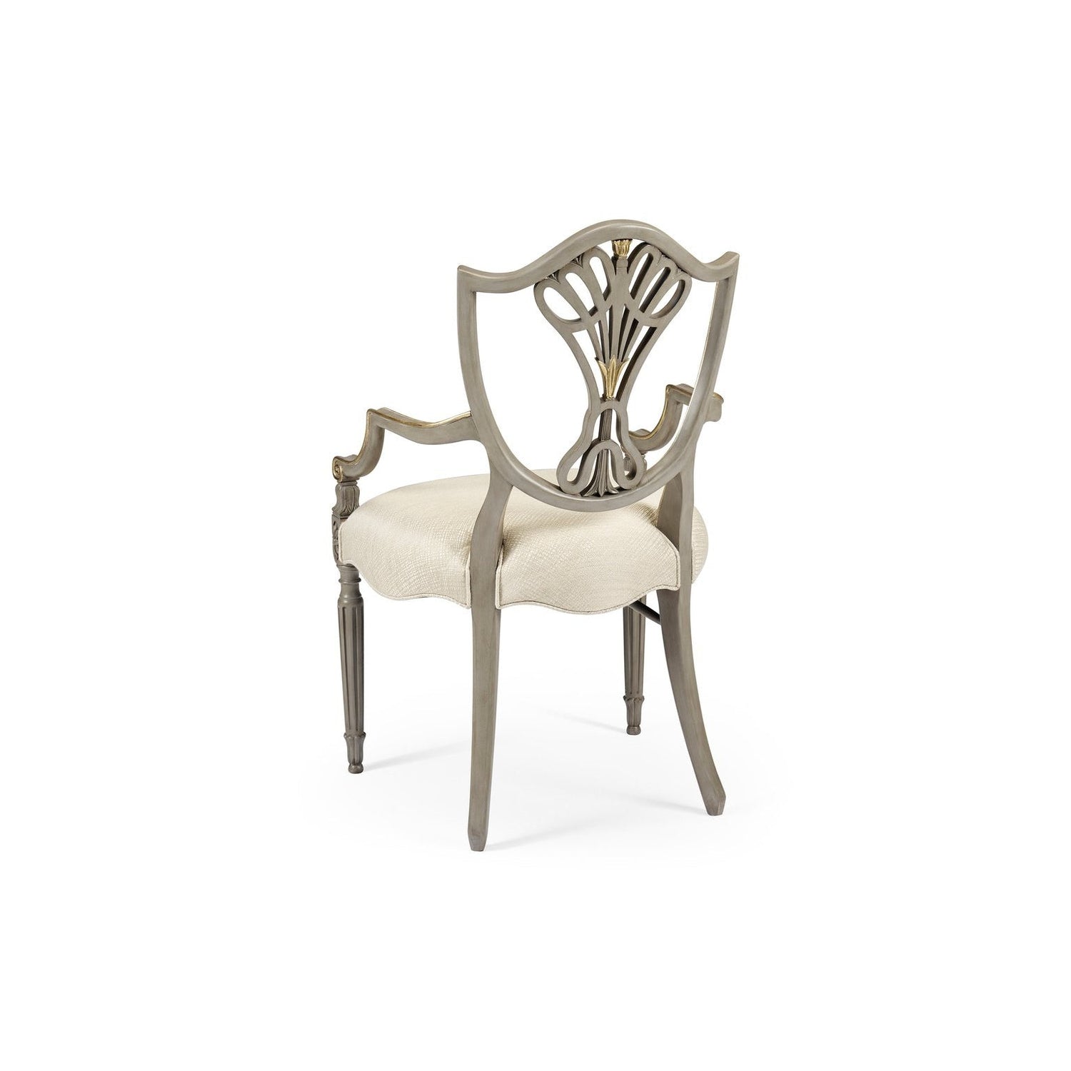 Shield Back Arm Chair-Jonathan Charles-JCHARLES-495819-AC-PBG-F200-Dining ChairsPaint Grey-Skipper-10-France and Son
