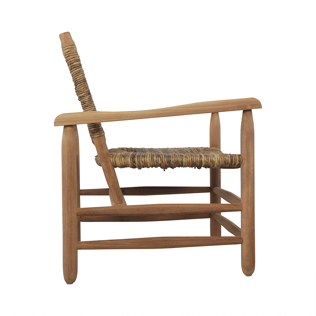Perriand Teak Lounge Chair-France & Son-FL1345TEAK-Lounge Chairs-4-France and Son