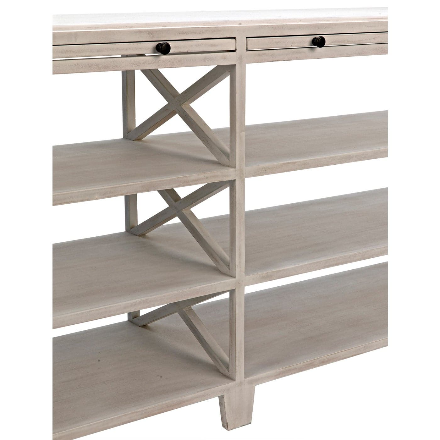 Sutton Console-Noir-NOIR-GCON201WH-Console TablesWhite Wash-5-France and Son