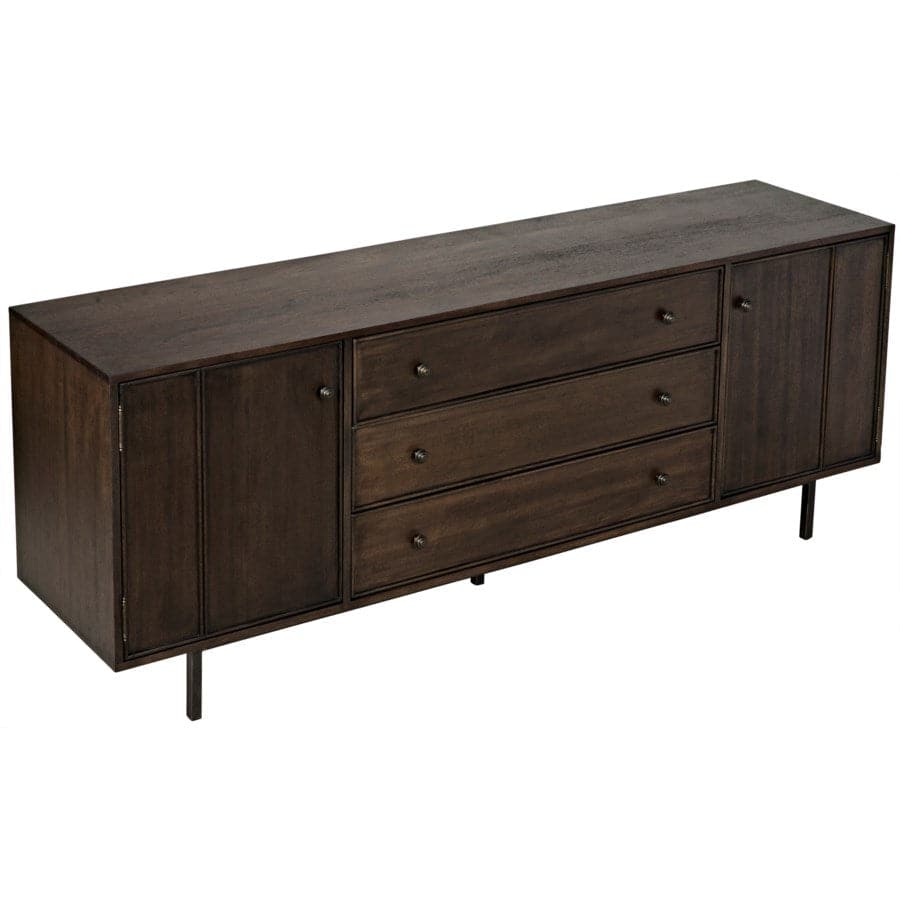 Boston Sideboard-Noir-NOIR-GCON206DW-Sideboards & CredenzasDark Walnut-9-France and Son