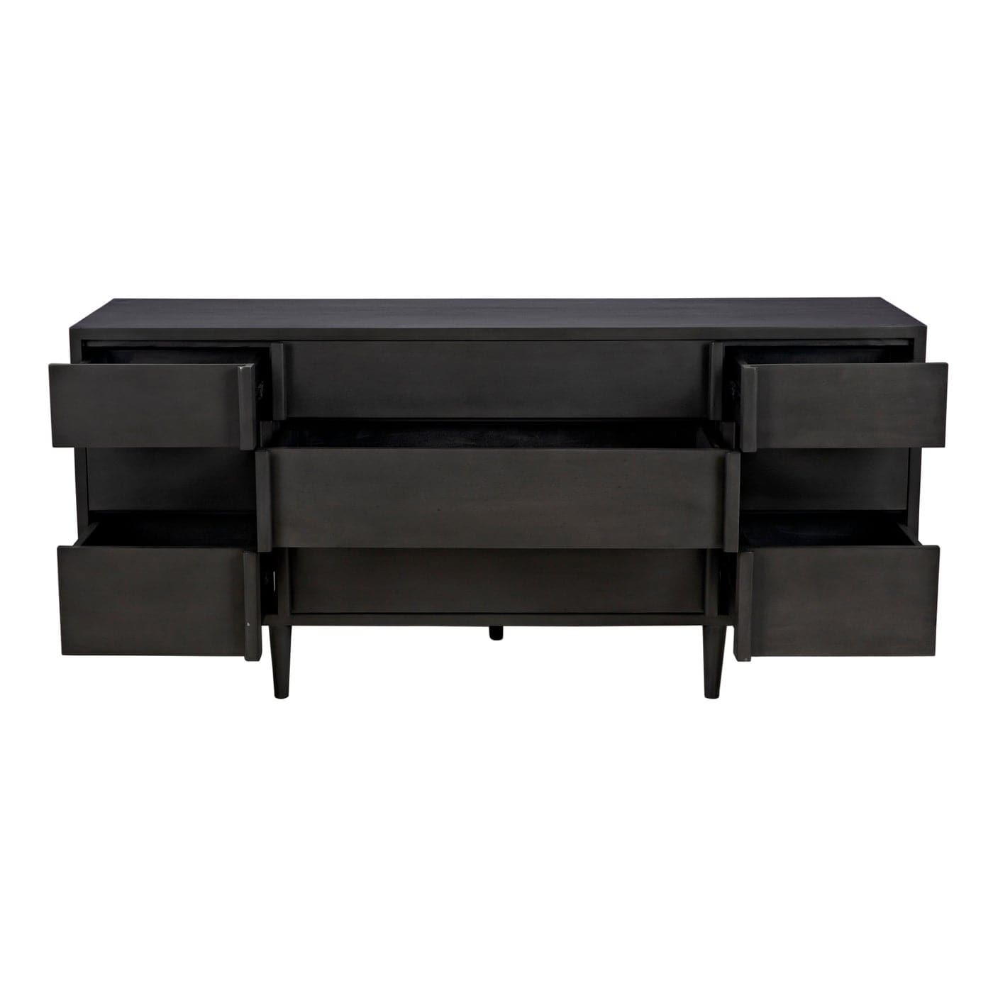Morten 9 Drawer Dresser-Noir-NOIR-GCON241WH-DressersWhite Wash-7-France and Son