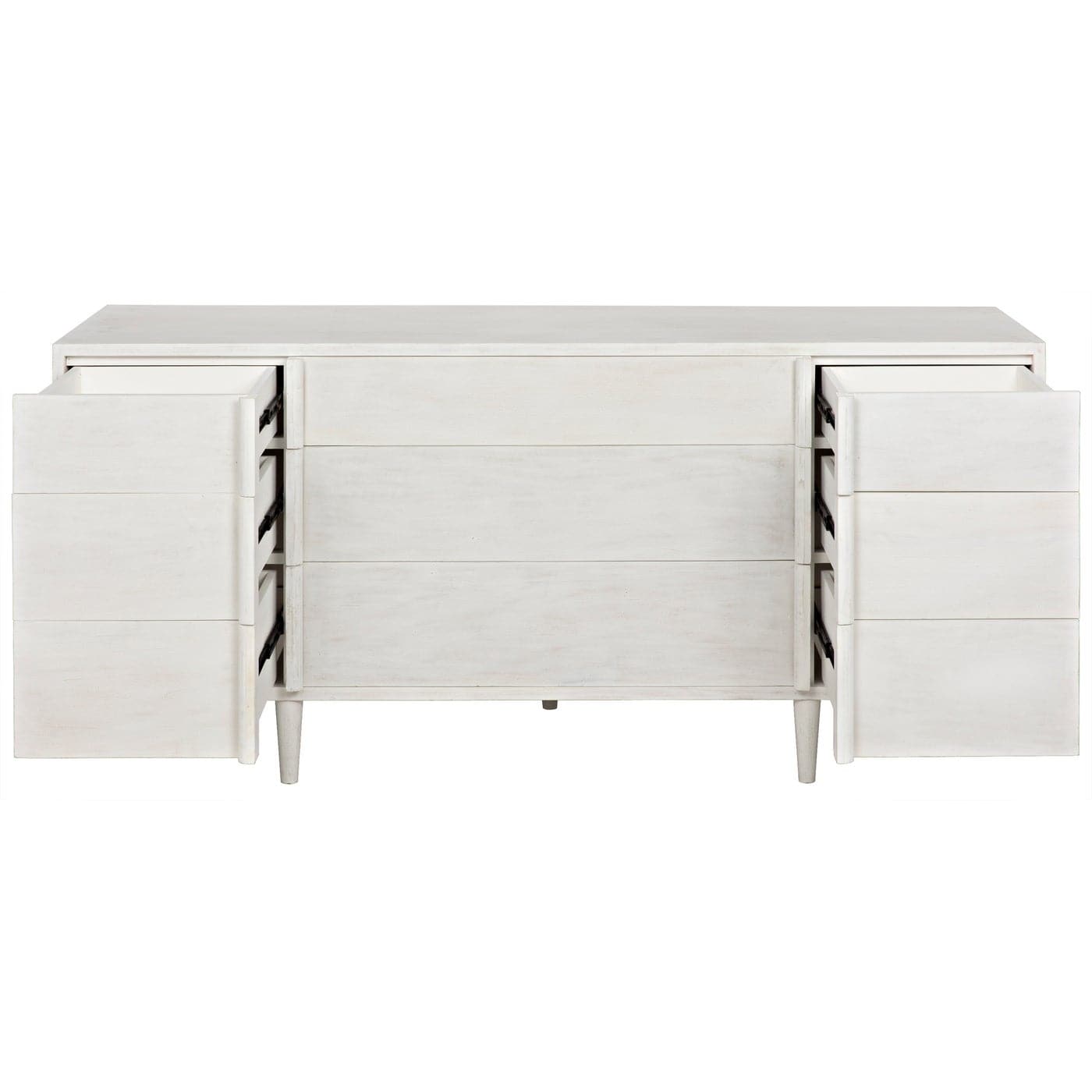 Morten 9 Drawer Dresser-Noir-NOIR-GCON241WH-DressersWhite Wash-4-France and Son