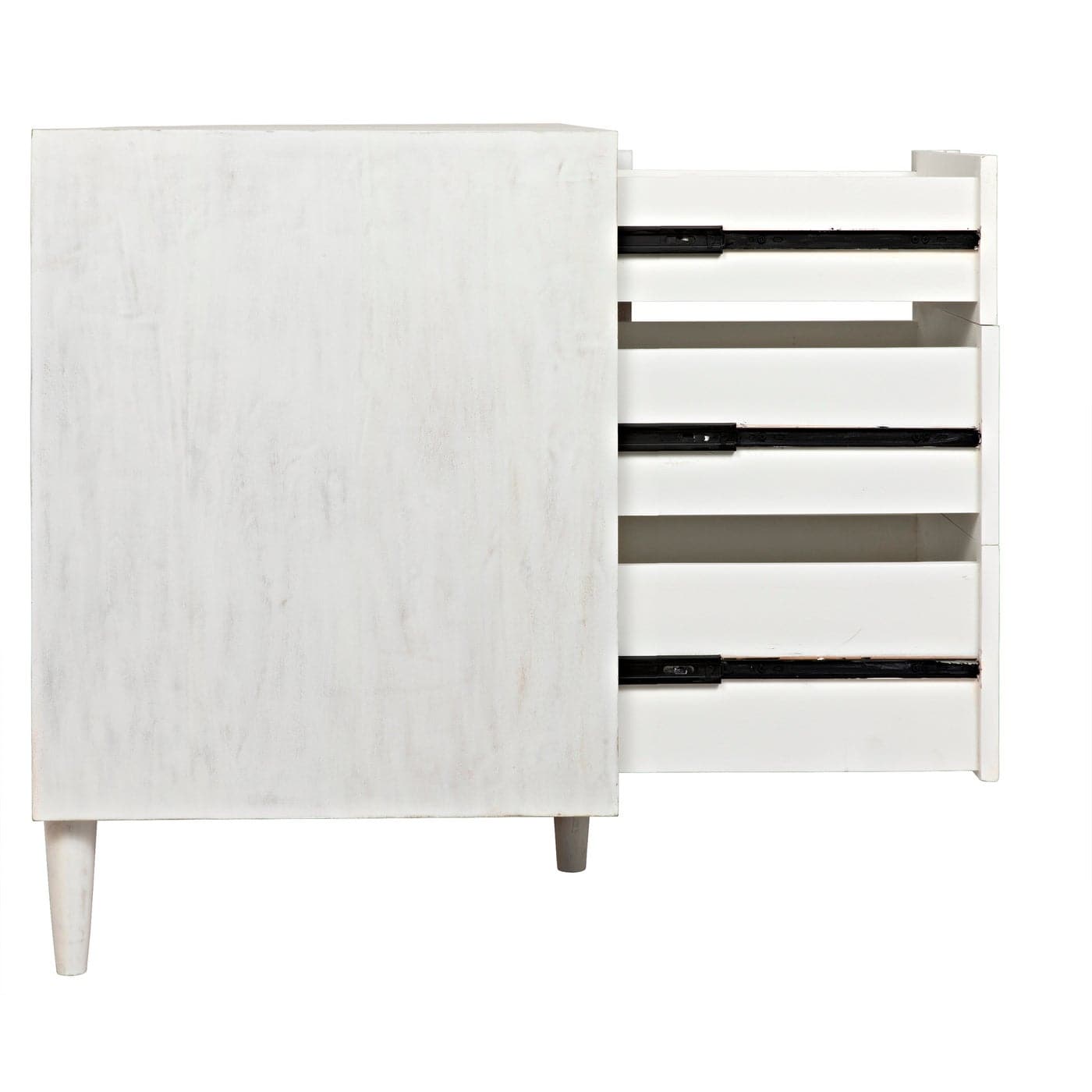 Morten 9 Drawer Dresser-Noir-NOIR-GCON241WH-DressersWhite Wash-5-France and Son