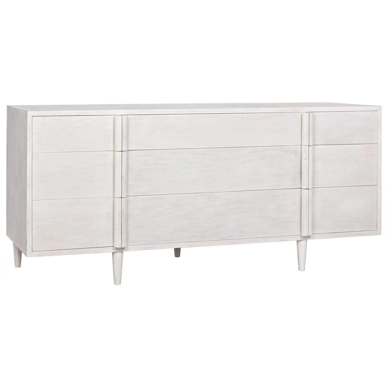 Morten 9 Drawer Dresser-Noir-NOIR-GCON241WH-DressersWhite Wash-3-France and Son