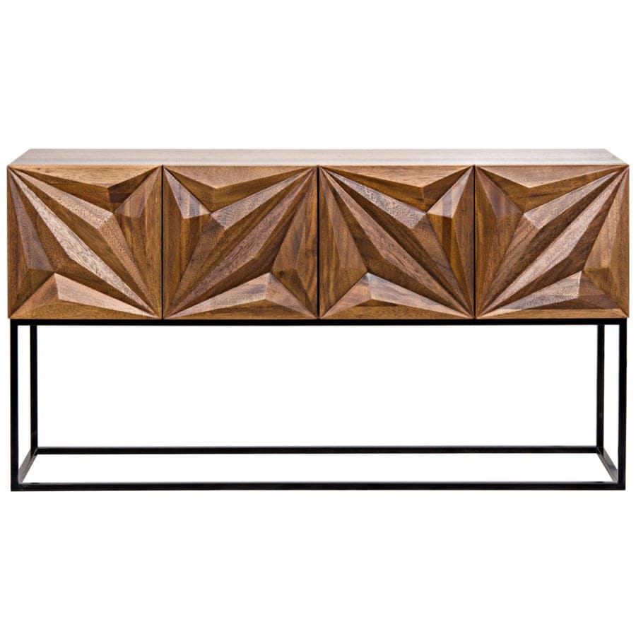 Zurich Console-Noir-NOIR-GCON262BW-Sideboards & CredenzasBleached Walnut-7-France and Son