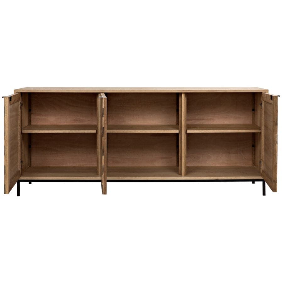 Herringbone Sideboard-Noir-NOIR-GCON270MTB-Sideboards & Credenzas-4-France and Son