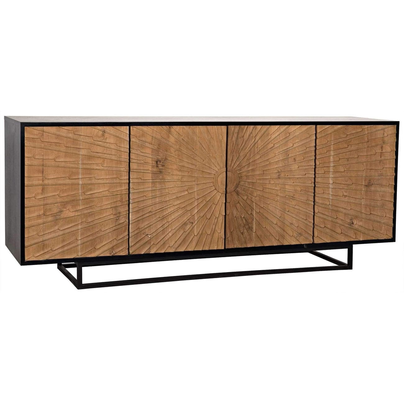 Ra Sideboard-Noir-NOIR-GCON280HBT-Sideboards & Credenzas-1-France and Son