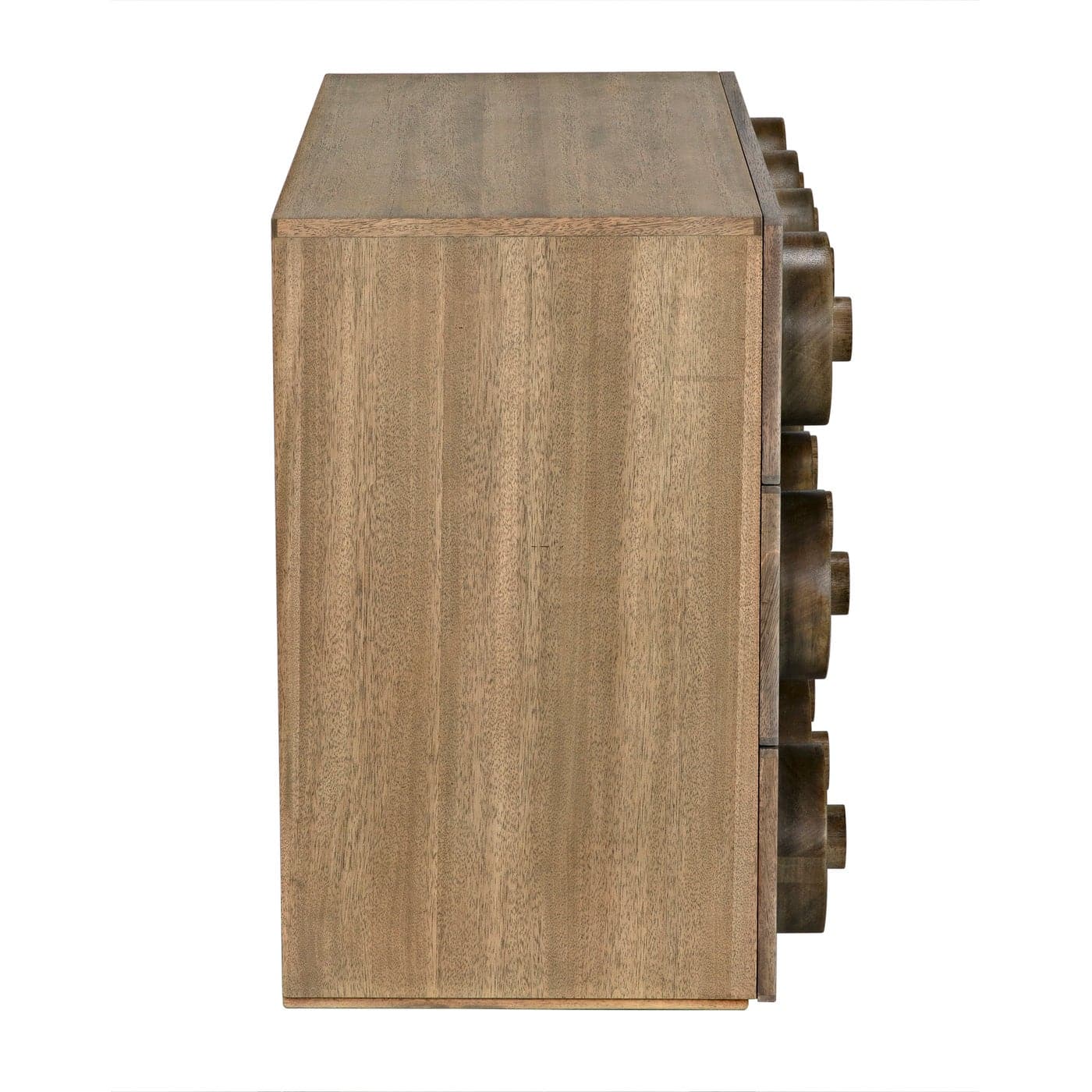 Lego Sideboard With 3 Drawers-Noir-NOIR-GCON380DW-Sideboards & CredenzasDark Walnut-10-France and Son