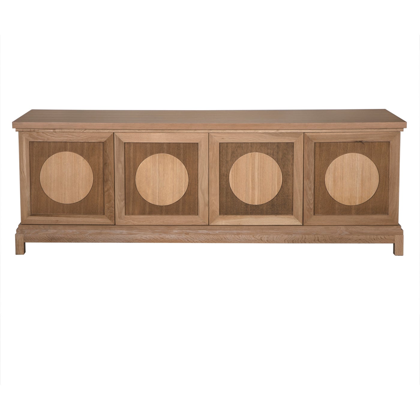 Wellington Sideborad - White-Noir-NOIR-GCON428WO-4-Sideboards & Credenzas4 Door-3-France and Son