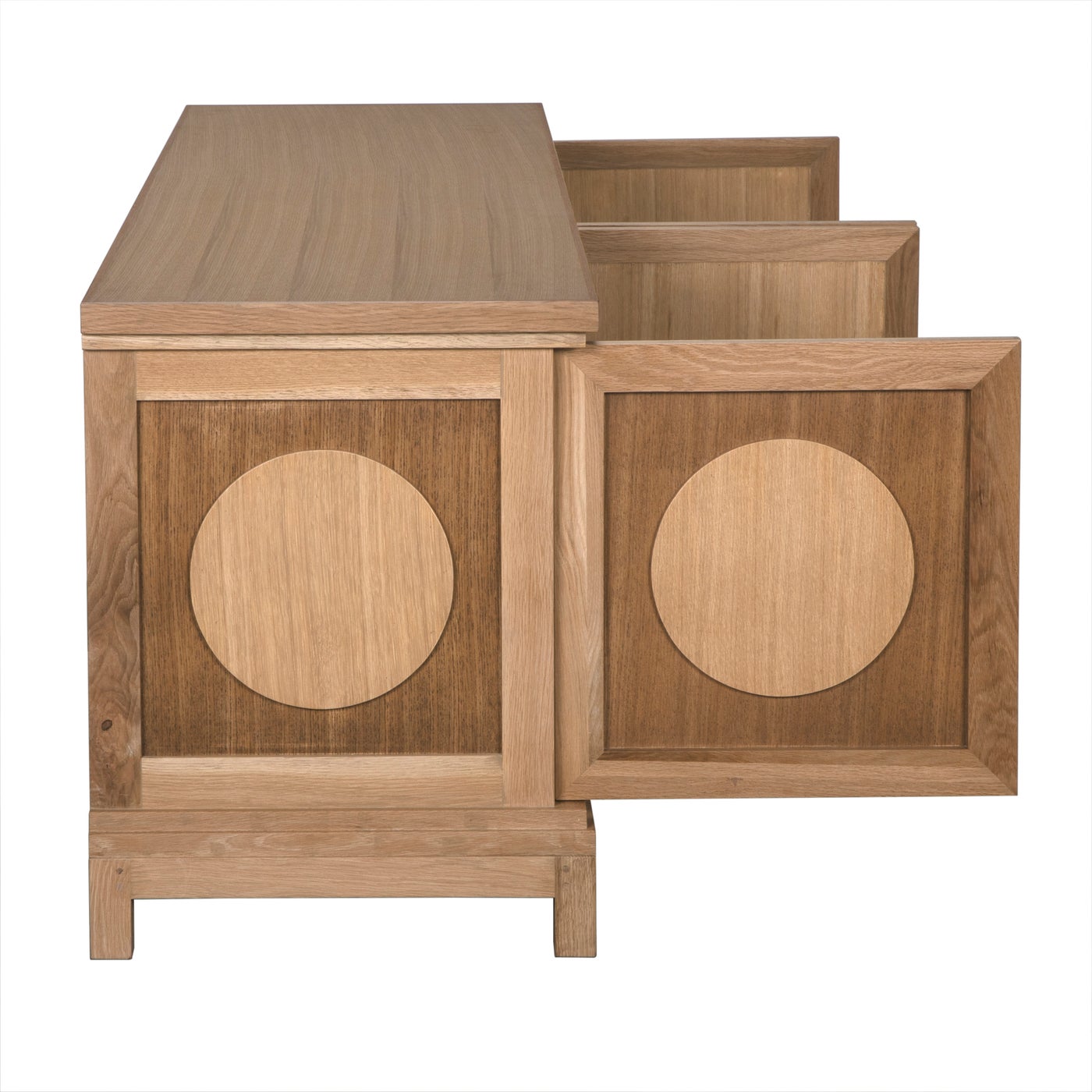 Wellington Sideborad - White-Noir-NOIR-GCON428WO-4-Sideboards & Credenzas4 Door-6-France and Son