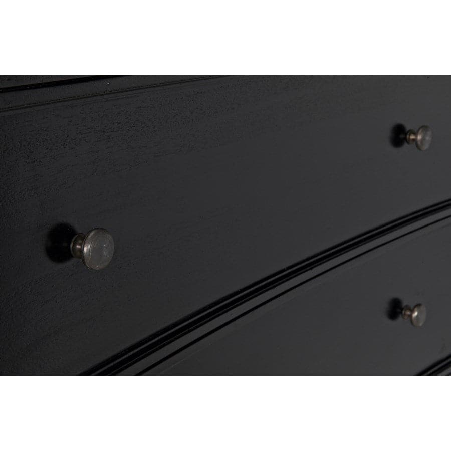 Hampton Tall Boy-Noir-NOIR-GDRE118HB-DressersHand Rubbed Black-7-France and Son