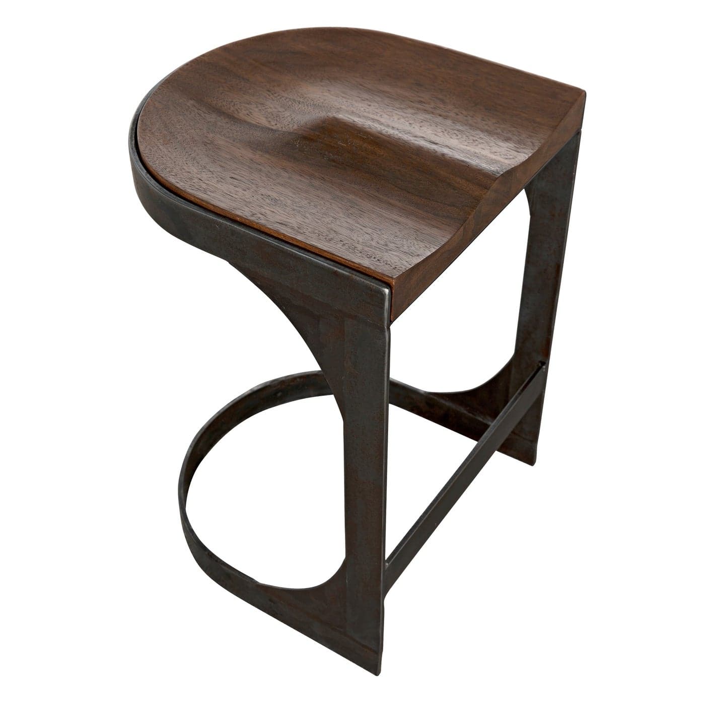 Baxter Counter Stool-Noir-NOIR-GSTOOL130MTS-Bar Stools-3-France and Son