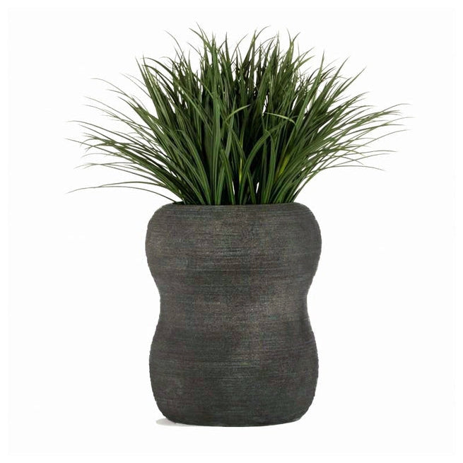Liriope in Naoshima Planter-Gold Leaf Design Group-GOLDL-HY7871-SM-PlantersSmall-1-France and Son