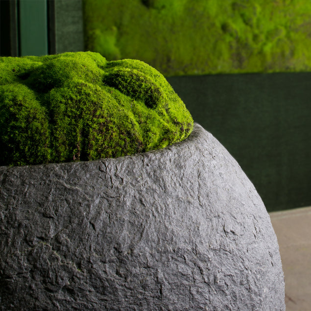 Moss Mound in Piedra Large Plante-Gold Leaf Design Group-GOLDL-HY8527-LG-Planters-2-France and Son