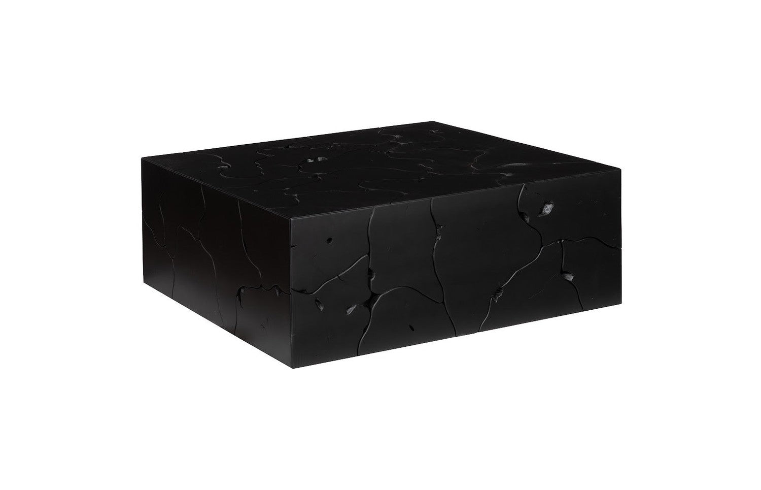 Teak Slice Coffee Table, Square-Phillips Collection-PHIL-ID65145-Coffee TablesNatural-5-France and Son