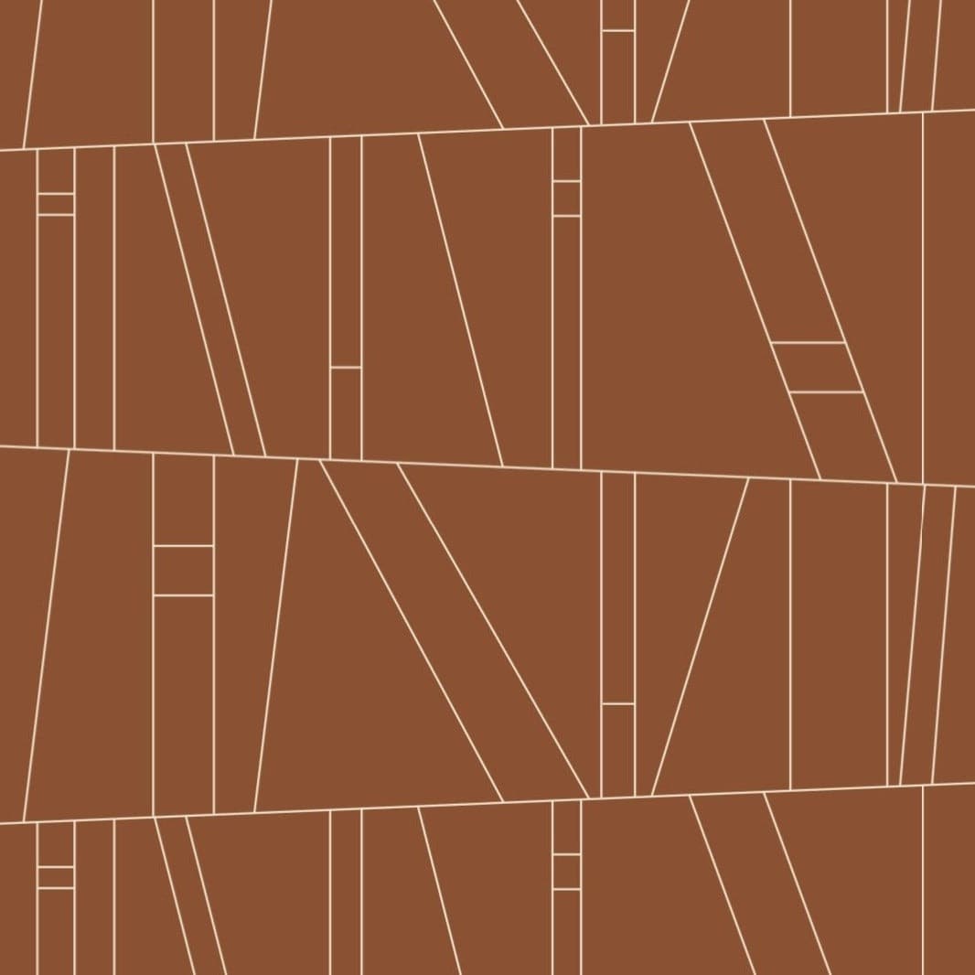 Kazi Wallpaper-Mitchell Black-MITCHB-WCFM2-TC-PM-10-Wall DecorPatterns Terracotta-Premium Matte Paper-10-France and Son