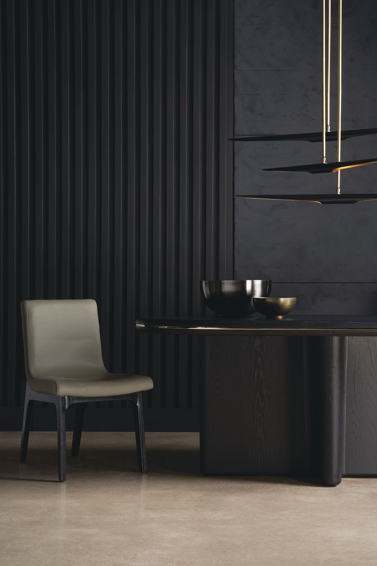 Monty Dining Table  - Brown, Gold