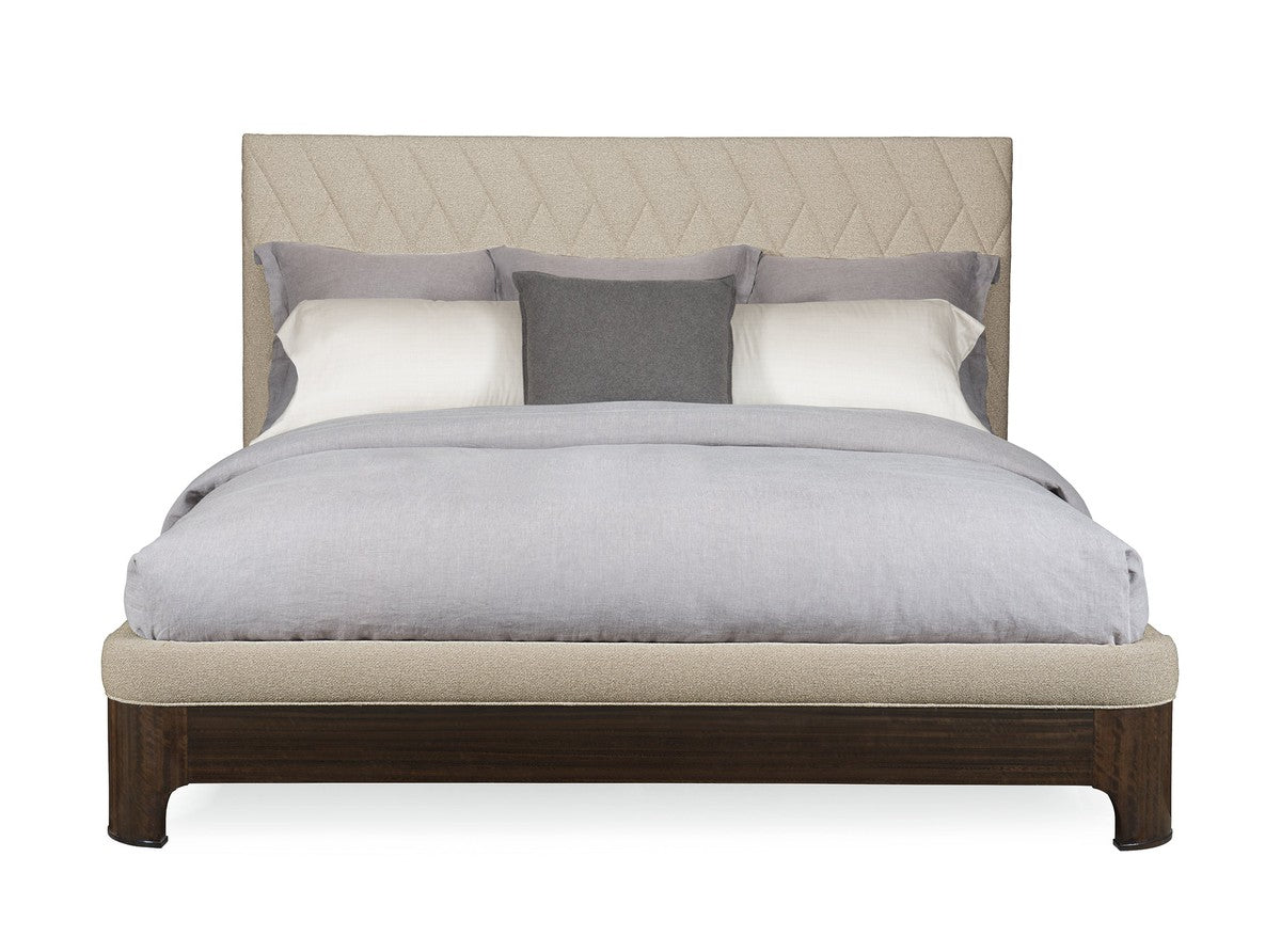 Moderne Bed Qn  - Brown, Beige