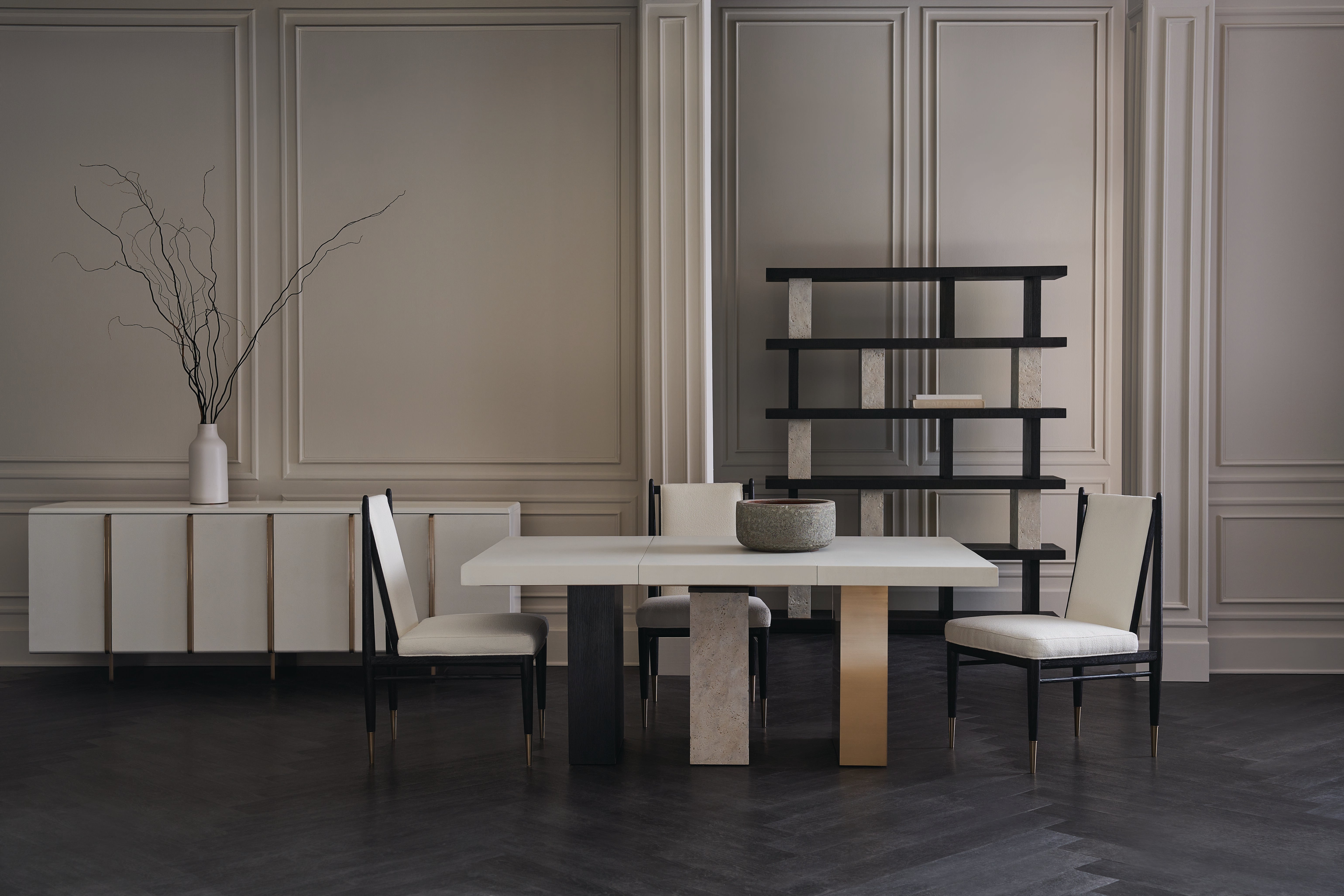 Unity Dark Dining Chair  - Grey