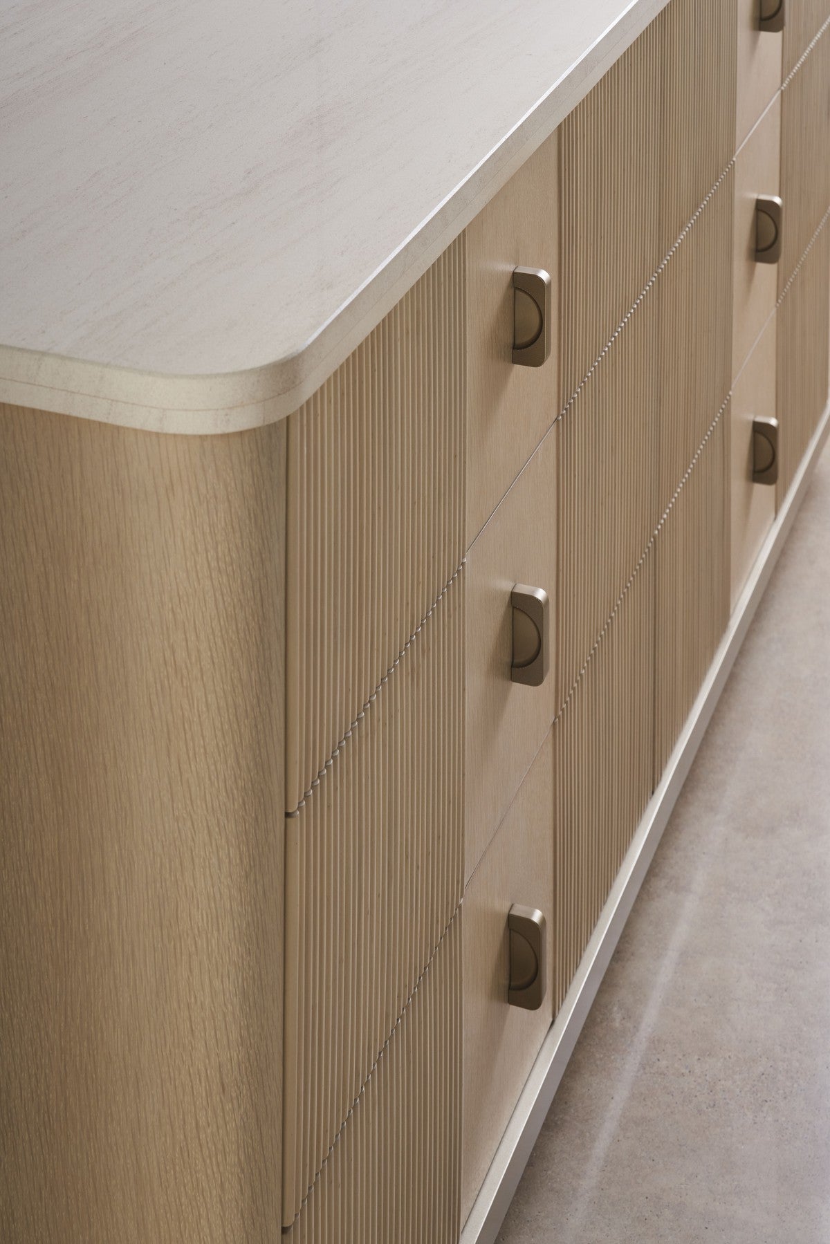 Rhythm Dresser  - Brown, Silver