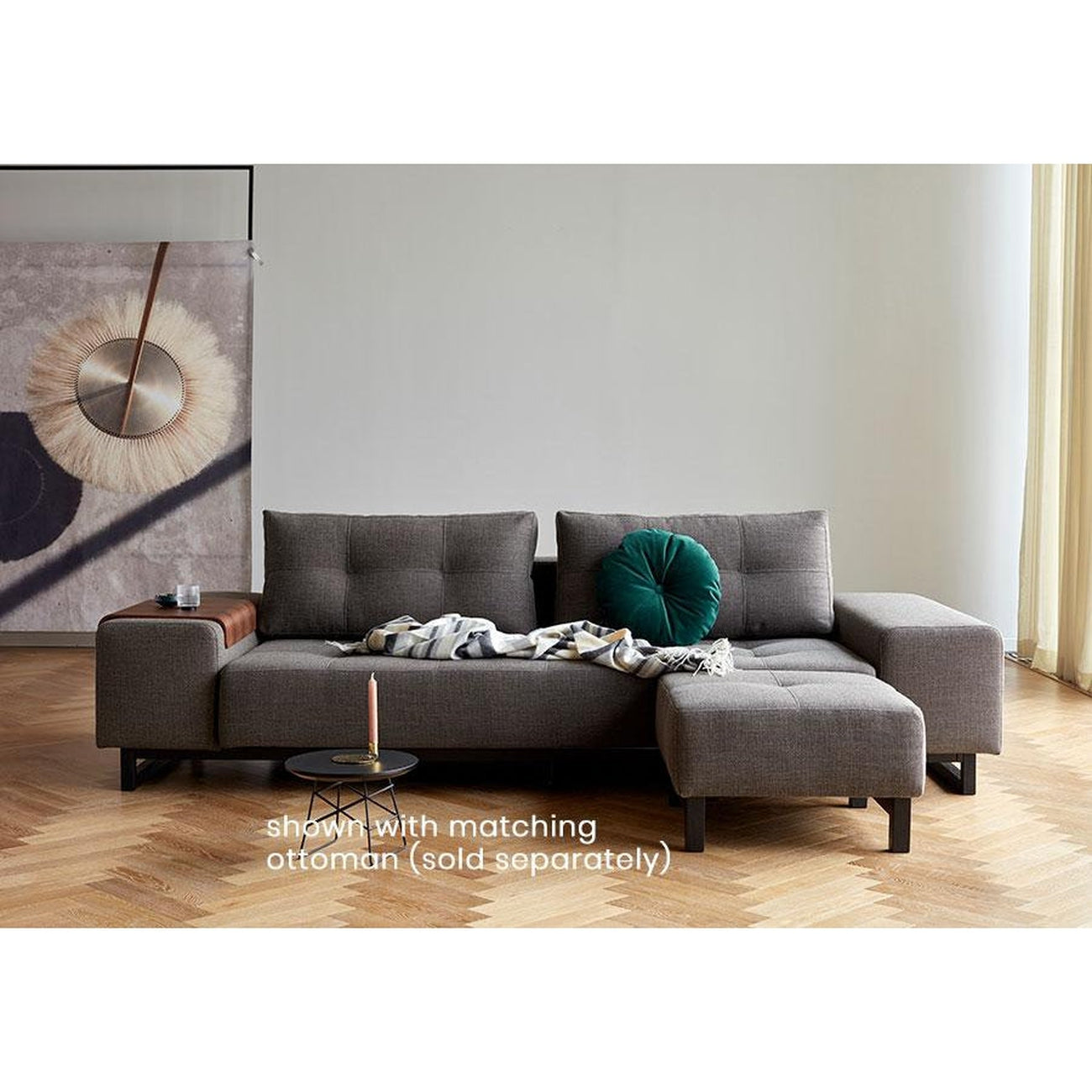 Grand D.E.L sofa BLACK WOOD (QUEEN)-Innovation Living-INNO-94-748190578-3-SofasKenya Taupe-6-France and Son