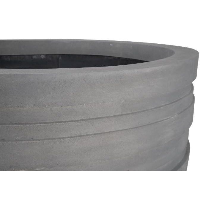 June Planter, Raw Grey-Phillips Collection-PHIL-PH105215-Outdoor PlantersExtra Small-3-France and Son